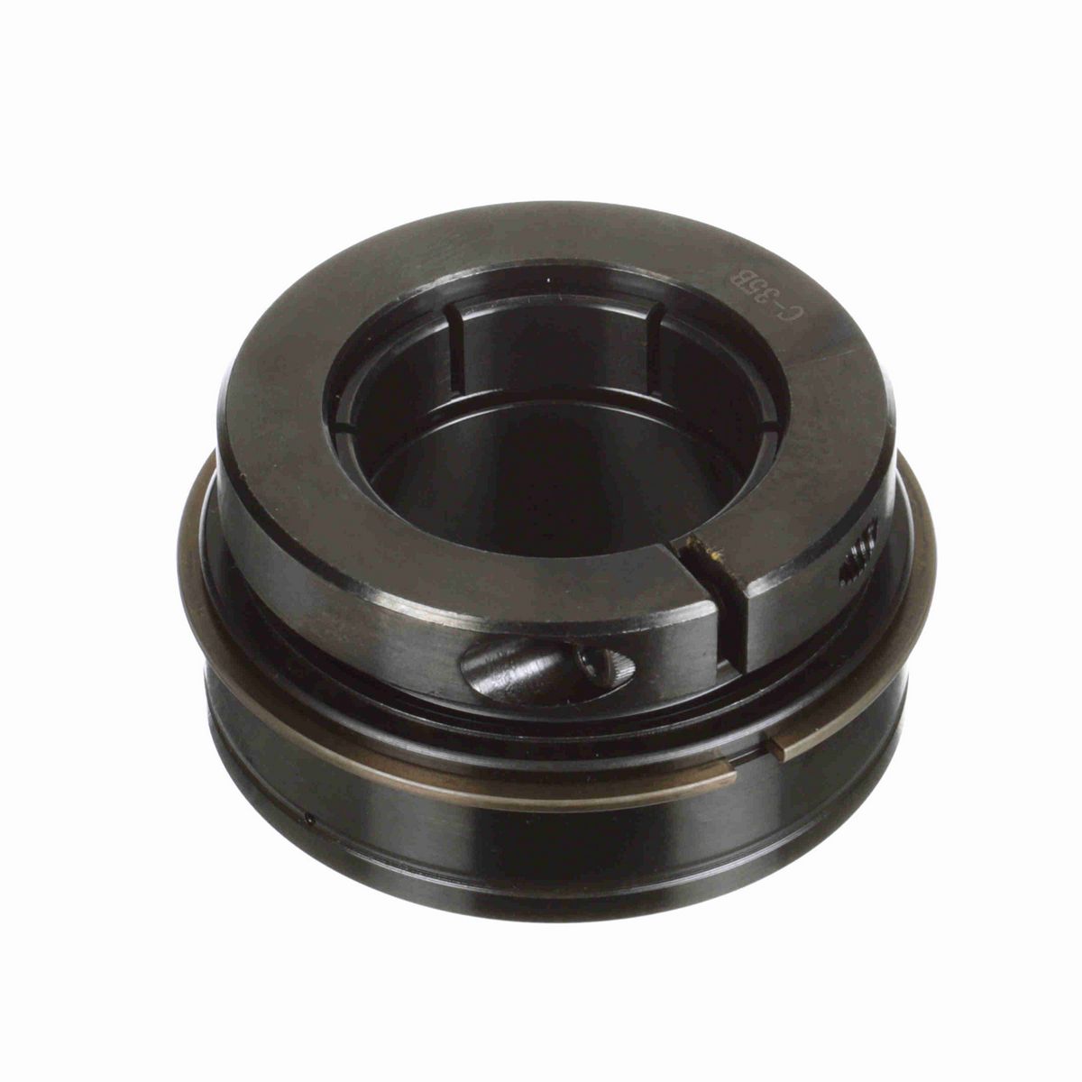 Sealmaster Mounted Insert Only Ball Bearing - 52100 Bearing Steel, Black Oxided - Concentric Lock - ER-35TC