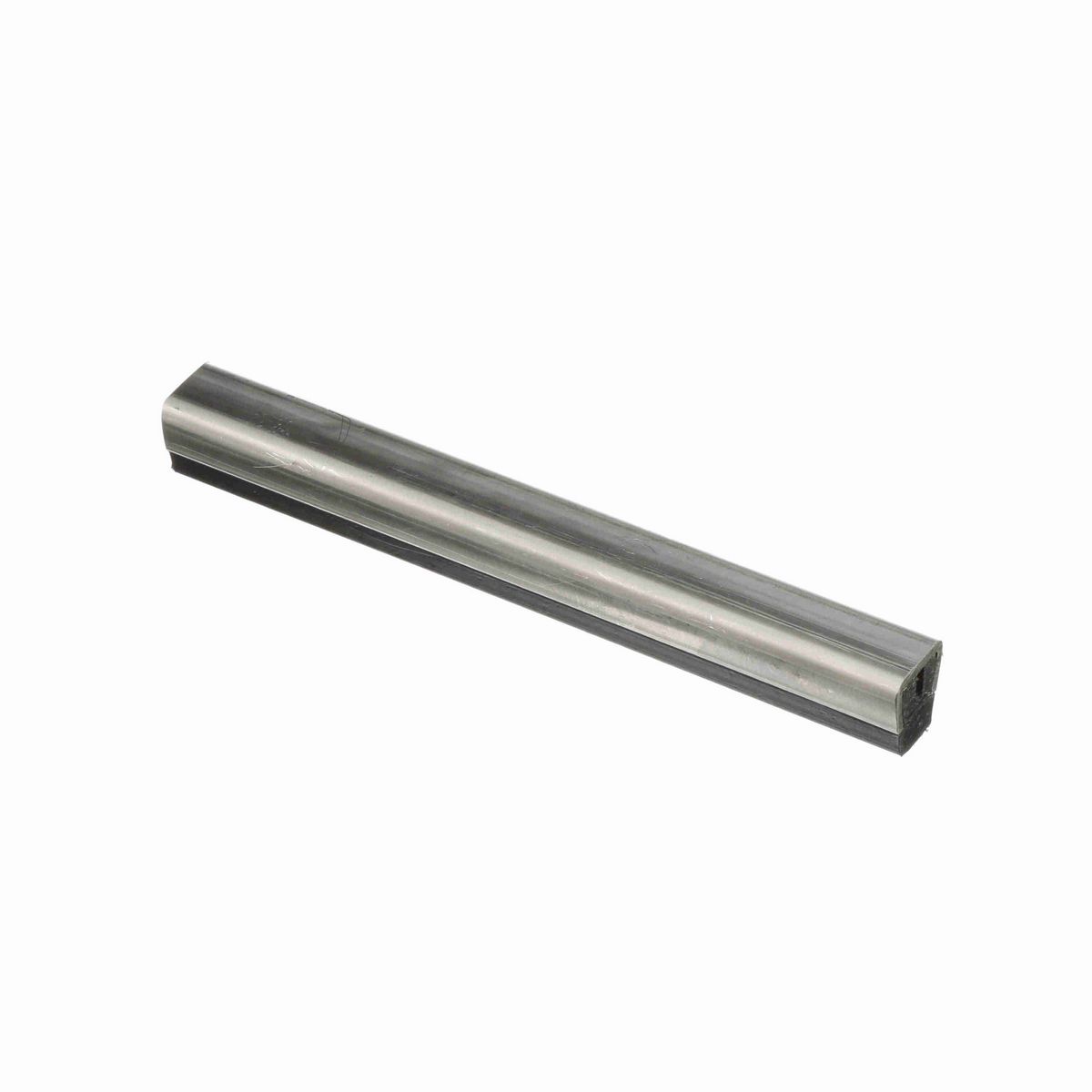 System Plast Flat Guide Rail: 0.67"W X 0.67"H X 240"L Black Nolu-SD - VG-SSF-SD-20