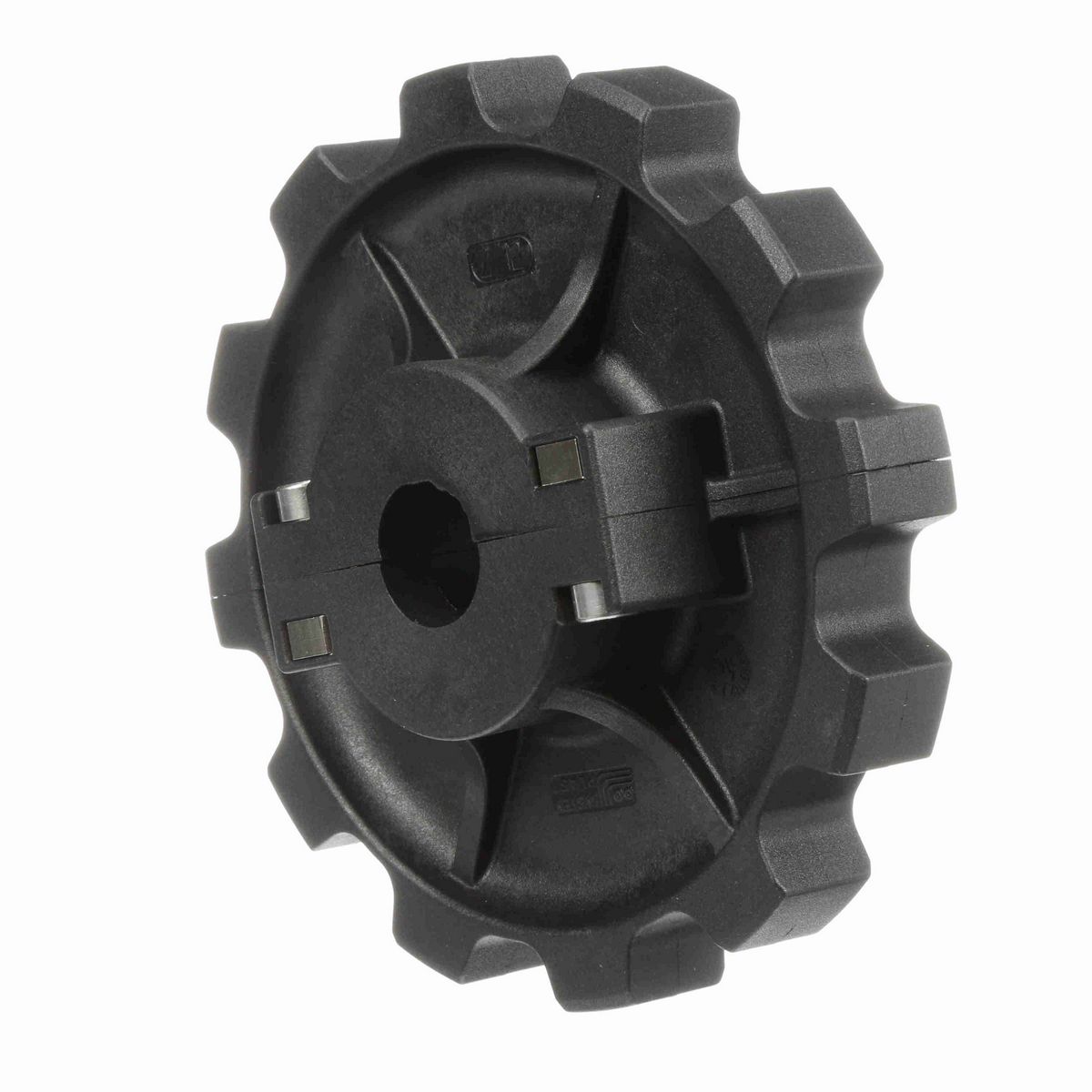 System Plast 882 Series Split Molded Sprocket with 12 Teeth and a 1-1/4in Round Idler Bore - 882-12R1.25-RS
