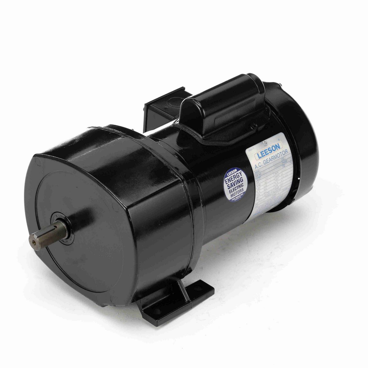 LEESON Parallel Shaft Gearmotor, 0.33 HP, 1 Ph, 60 Hz, 115/208-230 V, 59 RPM, 48Y Frame, TEFC - 107010.00