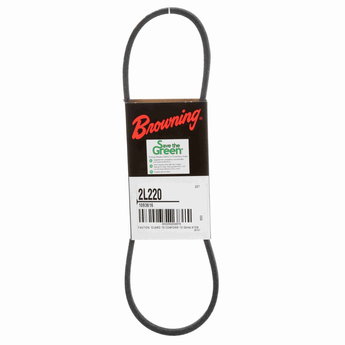 Browning Rubber FHP Belt - 2L220