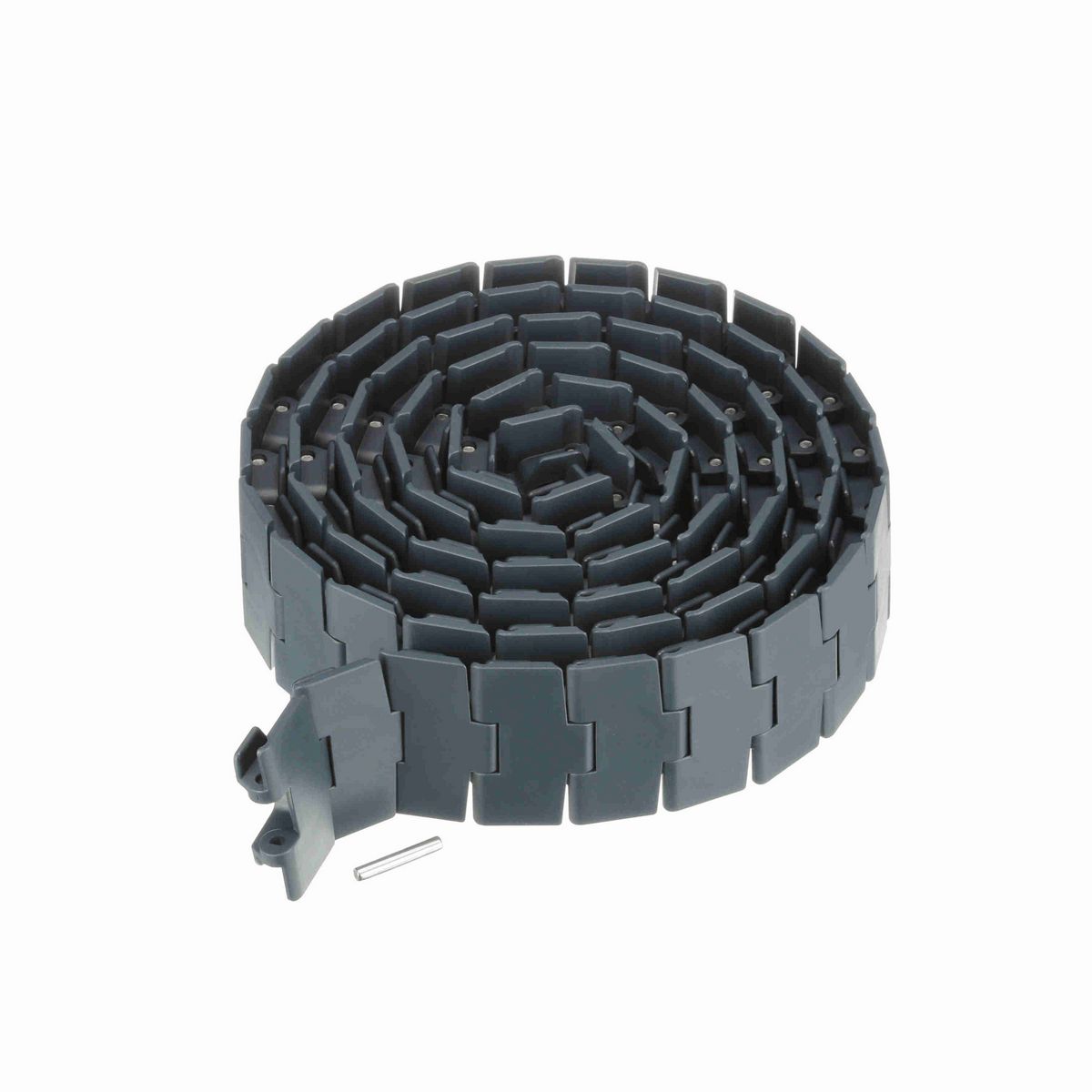 System Plast 879TAB Side-flexing Solid Top, Material: NG evo (Gray Blue), Width: 3.25in, Pitch: 1.5in - NGE879TAB-K325