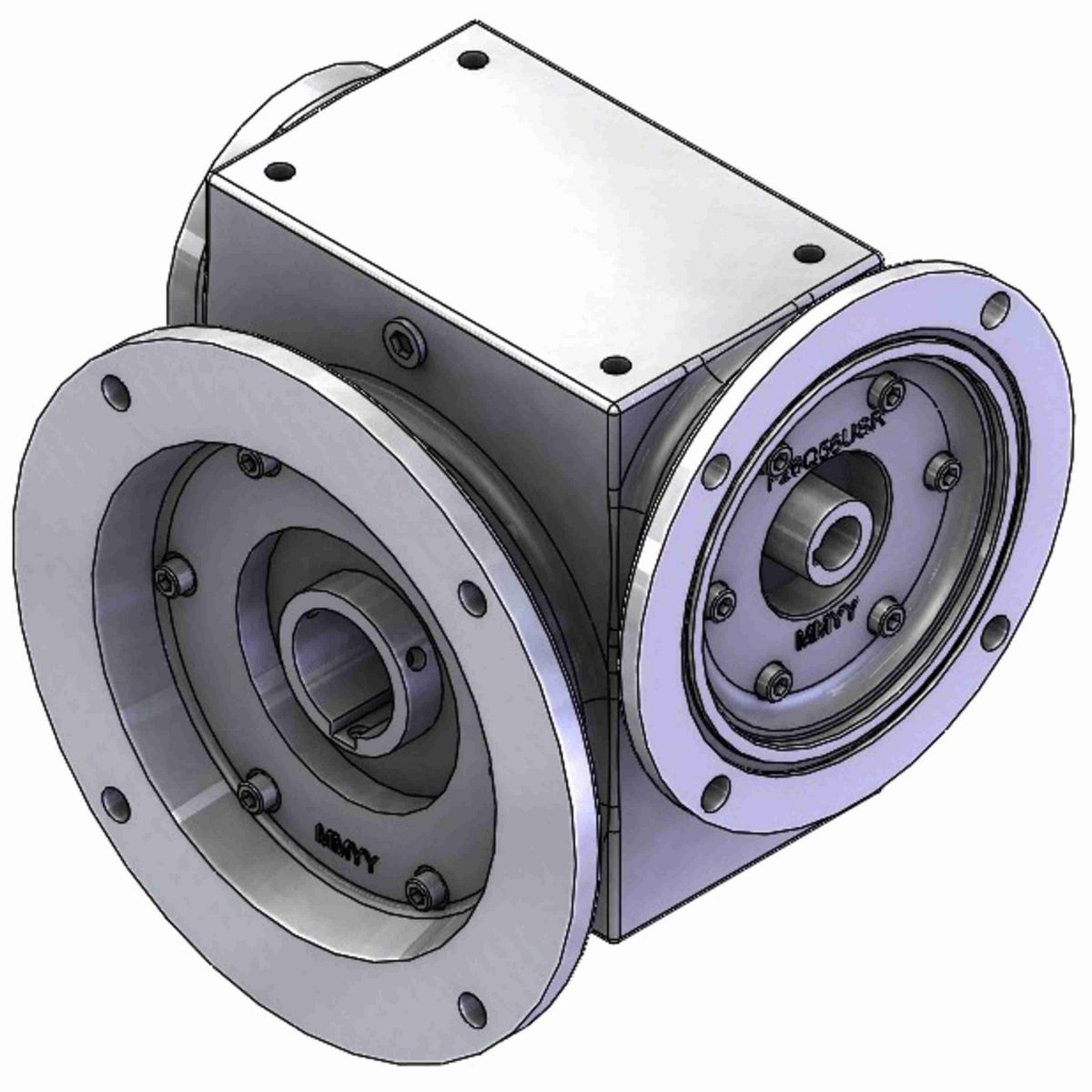 Grove Gear Premium Washguard All-Stainless Worm Gear Reducers Stainless Steel Washdown Worm Reducer - SS-FHMQ832-5-HR-210-32