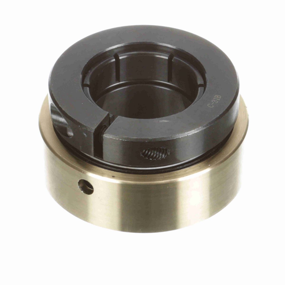 Sealmaster Mounted Insert Only Ball Bearing - 52100 Bearing Steel, Black Oxided - Concentric Lock - AR-2-115T