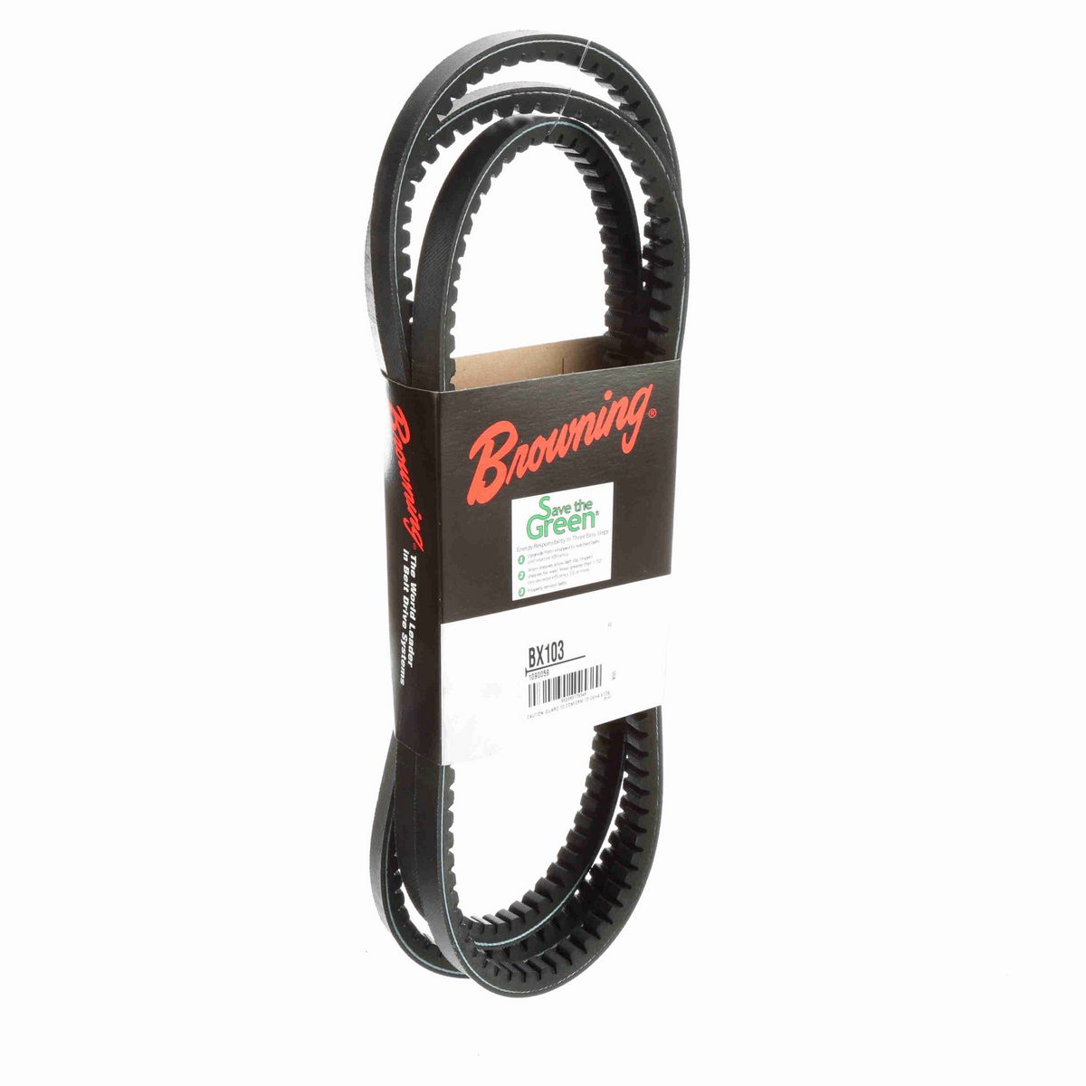 Browning EPDM Notched Belt 98% Efficient - BX103