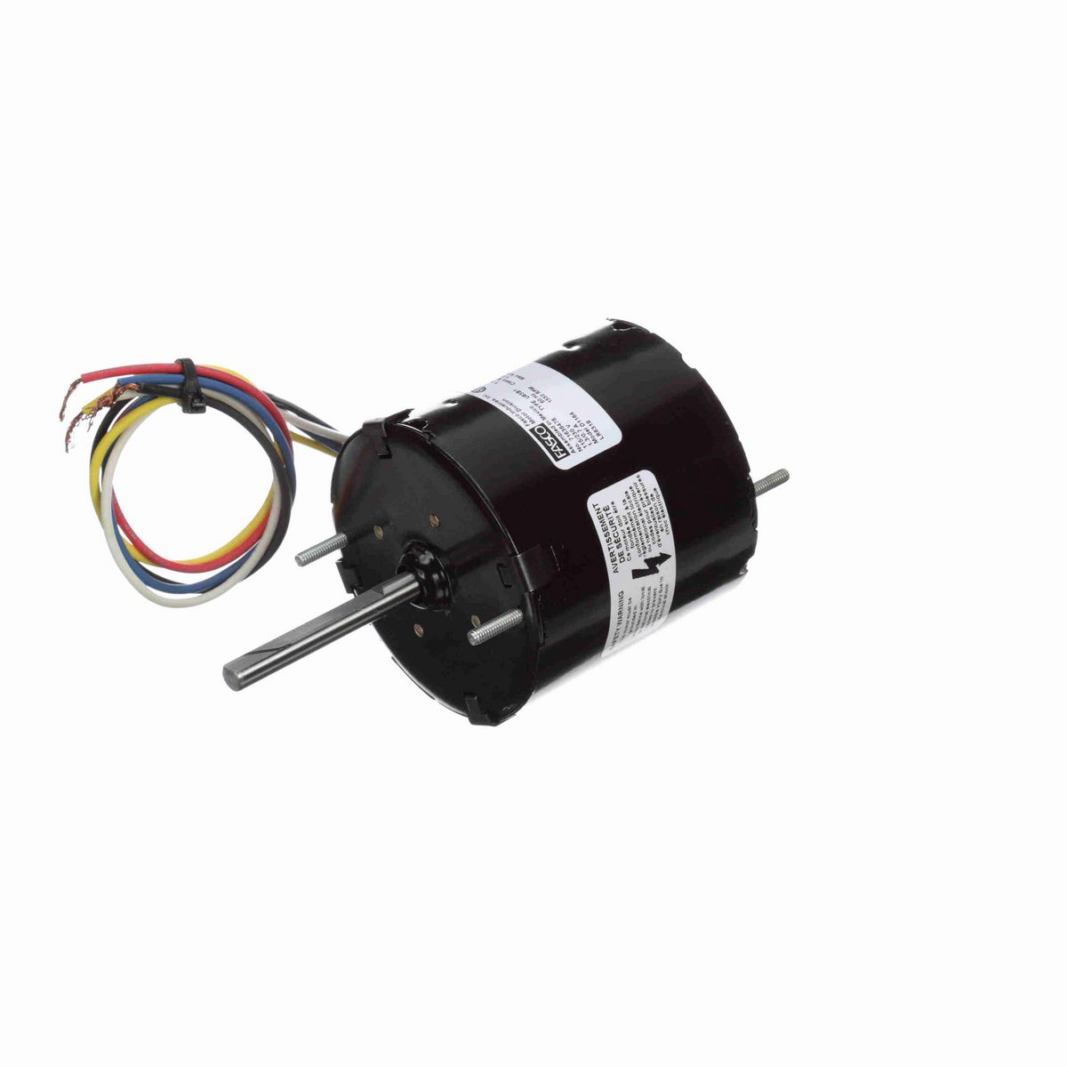 FASCO OEM Replacement Motor, 1/25 HP, 1 Ph, 60 Hz, 115/230 V, 1550 RPM, 1 Speed, 3.3" Diameter, TEFC - D1164