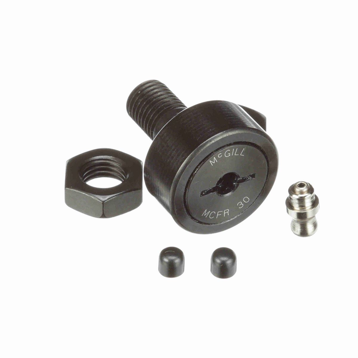 Опорный ролик с цапфой McGill CAMROL MCFR 30, бочкообразный, со шлицем под отвёртку, метрический