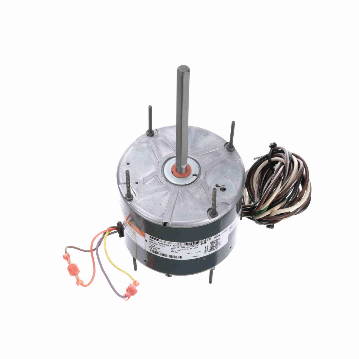 FASCO Condenser Fan Motor, 1/6 HP, 1 Ph, 60 Hz, 208-230 V, 825 RPM, 1 Speed, 48 Frame, TEAO - D798
