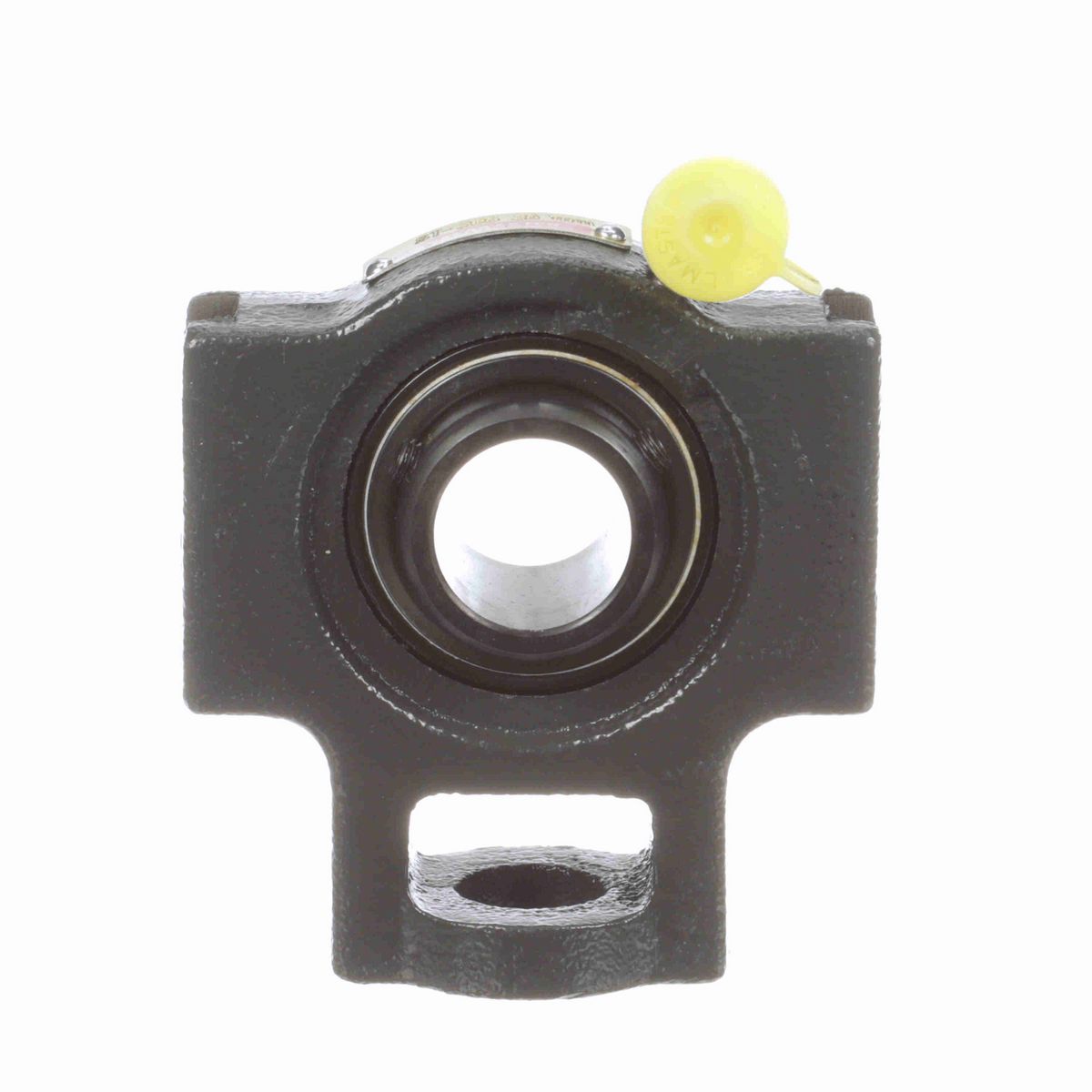 Sealmaster Mounted Cast Iron Wide Slot Take Up Ball Bearing - 52100 Bearing Steel, Black Oxided - Setscrew Lock - ST-205