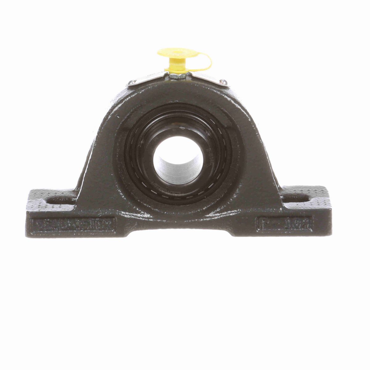 Sealmaster Mounted Cast Iron Two Bolt Pillow Block Ball Bearing - 52100 Bearing Steel, Black Oxided - Setscrew Lock - NP-14C