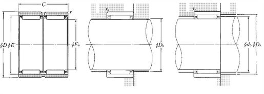 Игольчатый подшипник с массивными кольцами разъемный без внутреннего кольца NTN RNA0-45X62X40ZW