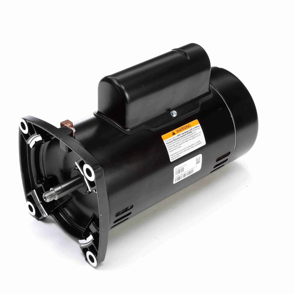 Century Pool Pump Motor, 1 HP, 1 Ph, 60 Hz, 208-230/115 V, 3600 RPM, 48Y Frame, ODP - QC1102