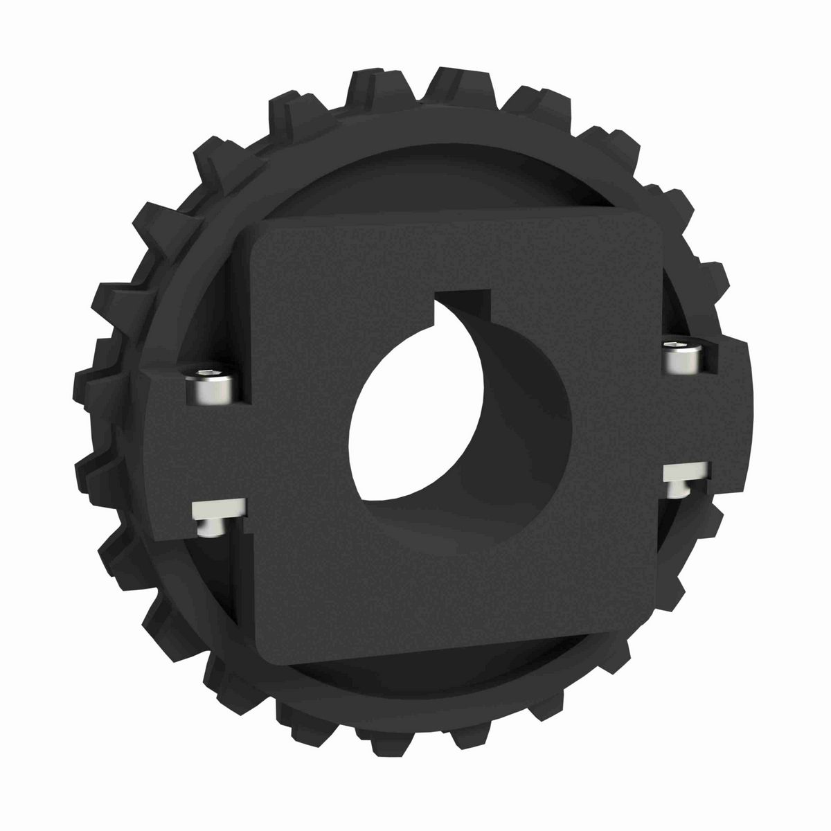 Rexnord 1500 Series Split Molded Nylon Sprocket and a 24 Teeth with 40mm Round Shaft-Ready Bore with Keyway & Setscrew - 614-213-11