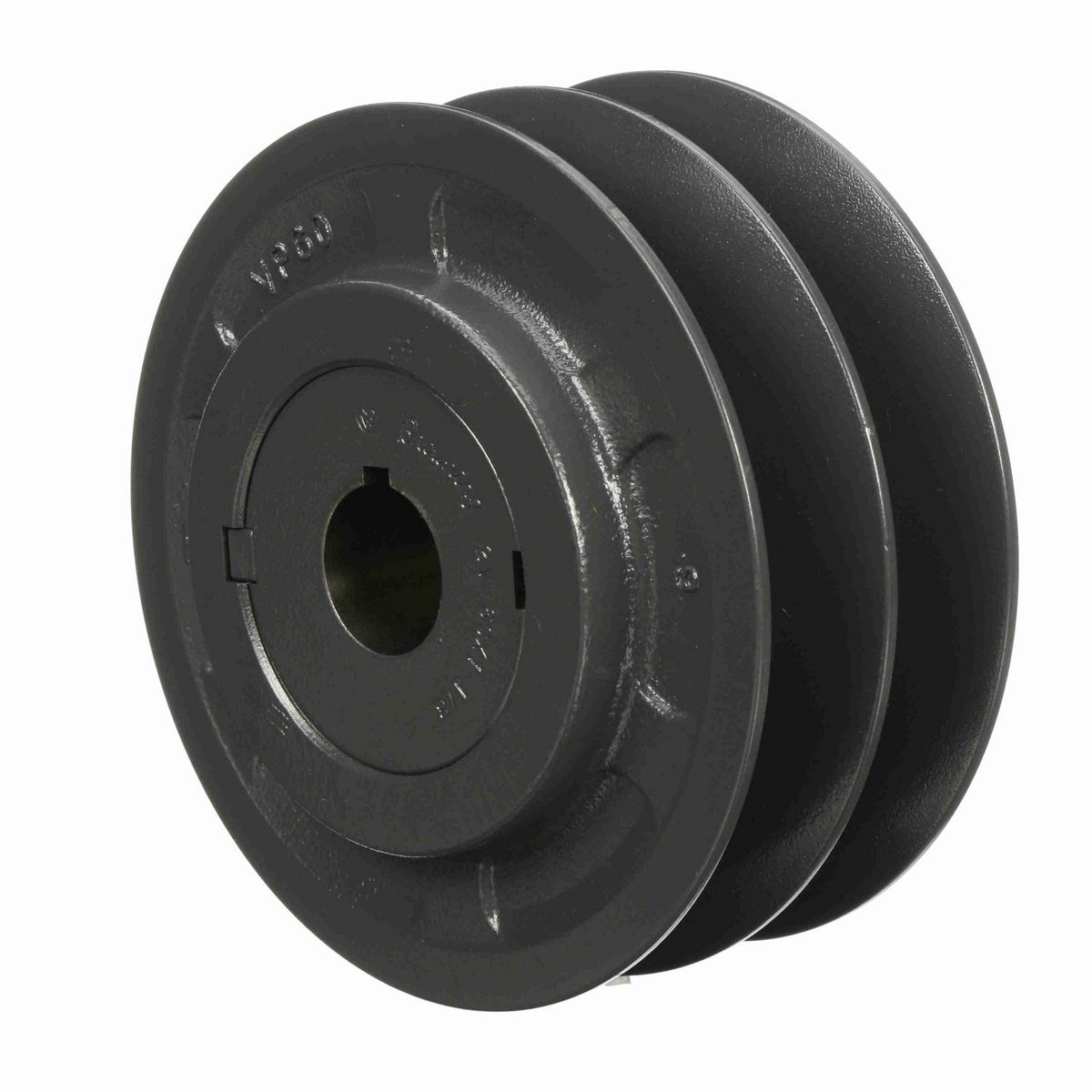 Browning 2 Groove Cast Iron Finish Bore FHP Variable Pitch Sheave - 2VP60X 1 3/8