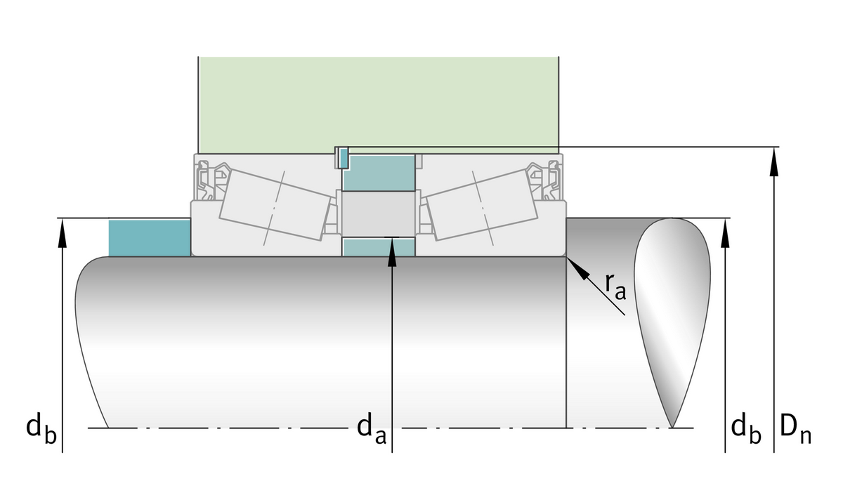 Конический роликоподшипник FAG JK0S050