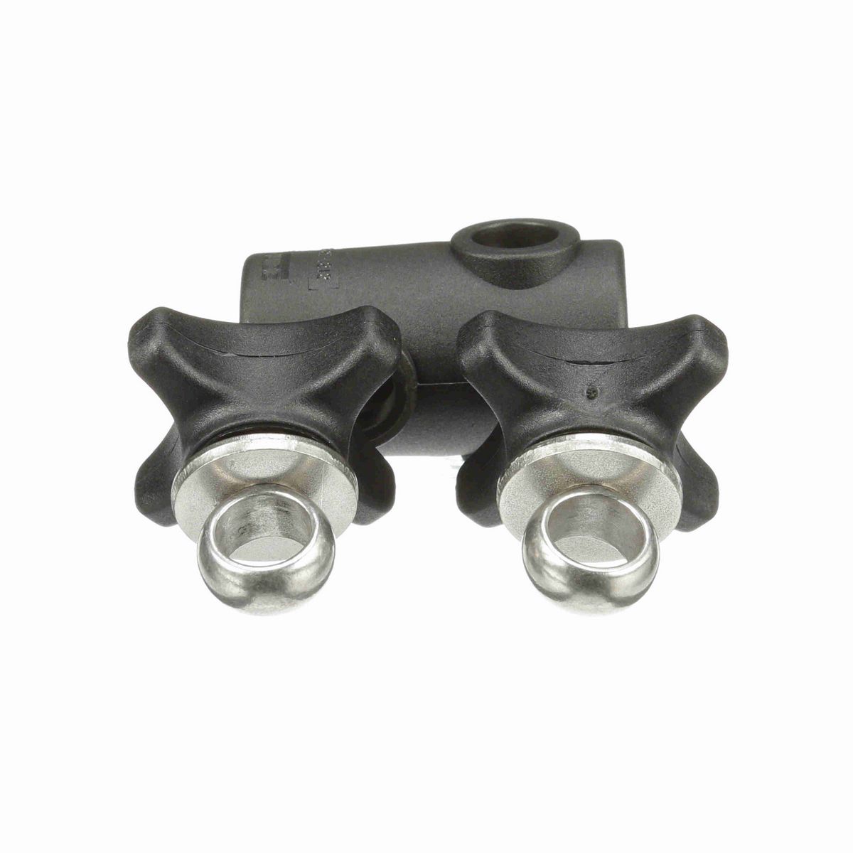 System Plast Cross Block for 1/2-in round x 1/2-in round w/ 2 Knobs - VG-621-12-12