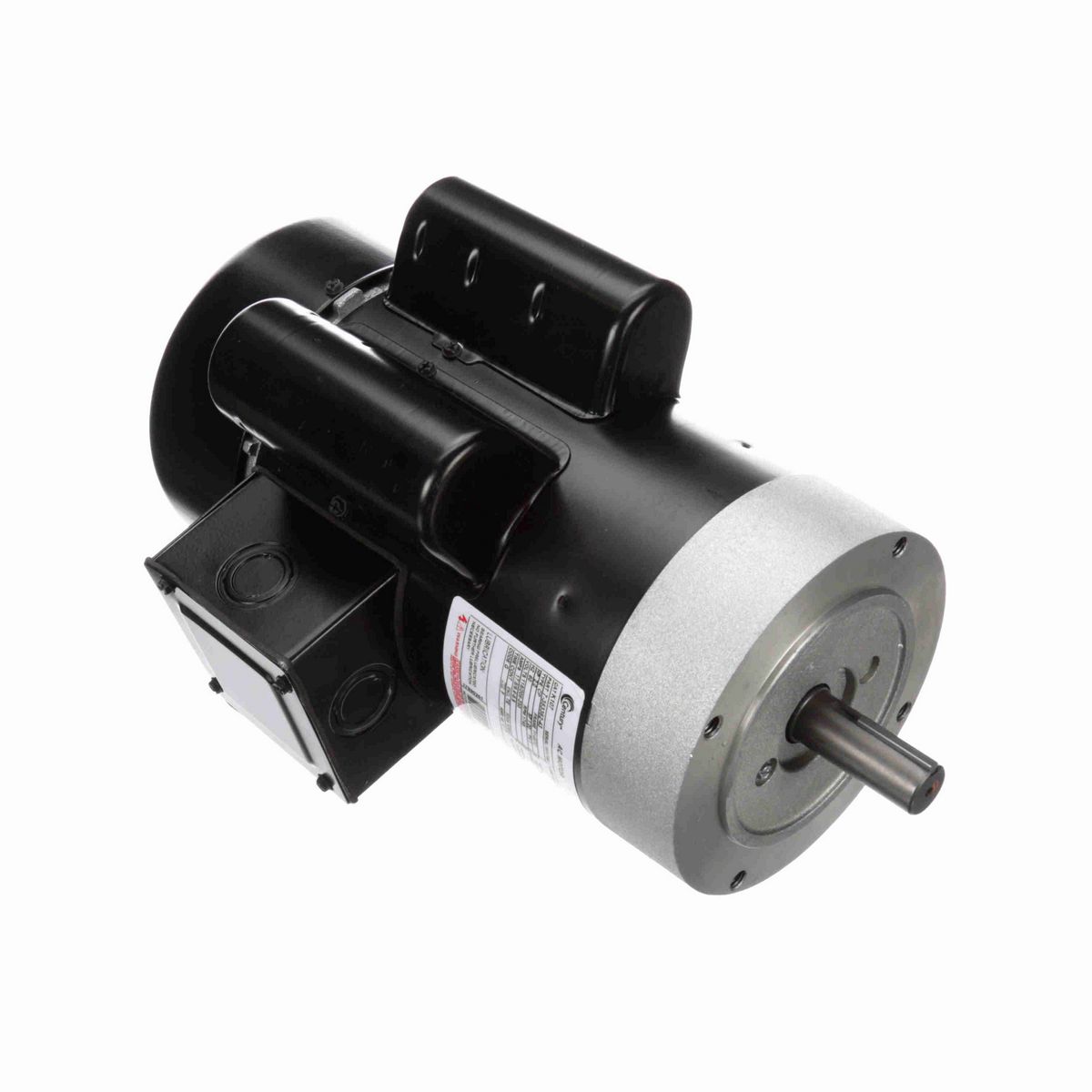 Century General Purpose Motor, 2.0 HP, 1 Ph, 60 Hz, 115/208-230 V, 1800 RPM, P145TC Frame, TEFC - K107