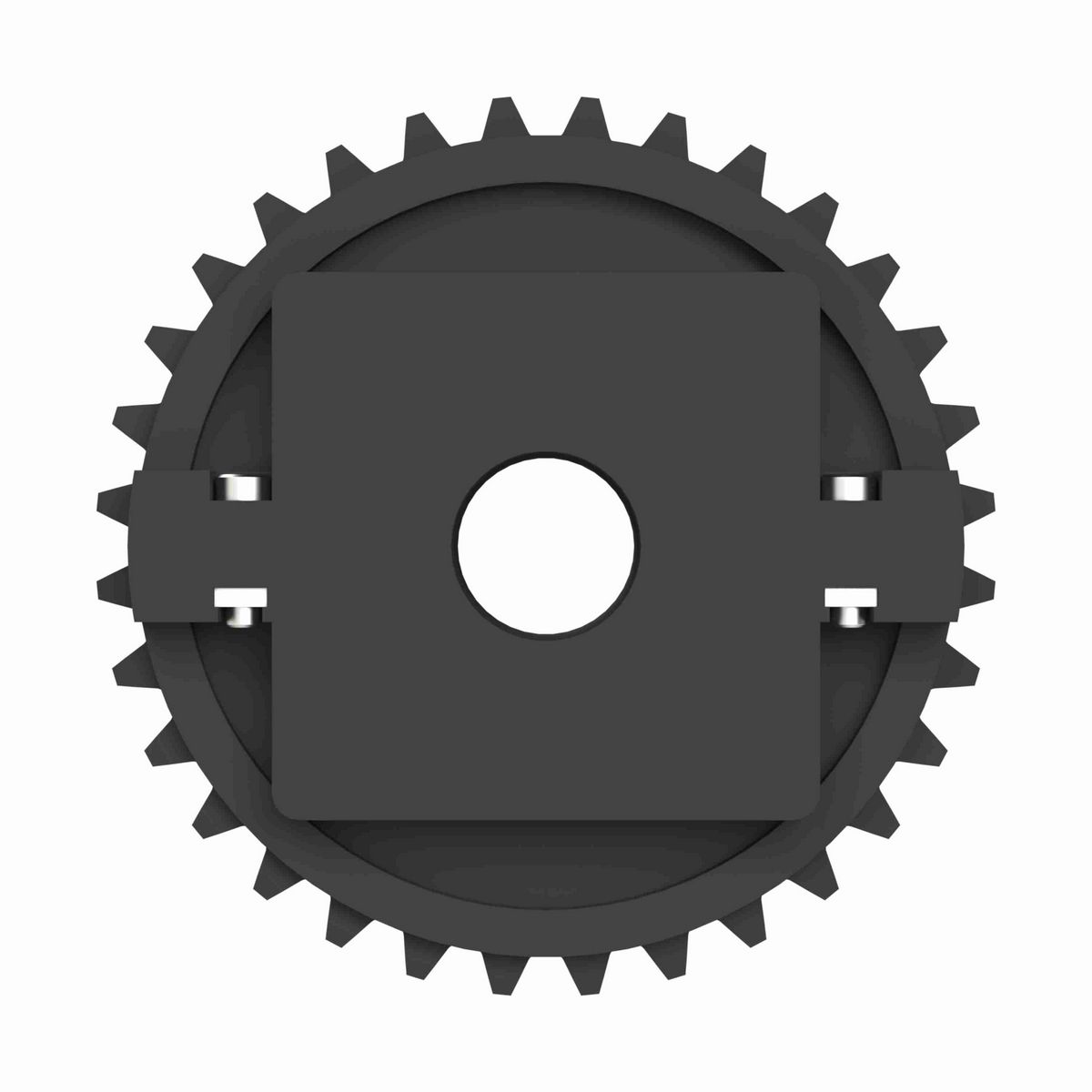 Rexnord 1500 Series Split Molded Nylon Sprocket with 32 Teeth and 1-1/4in Round Idler Bore - 614-181-12