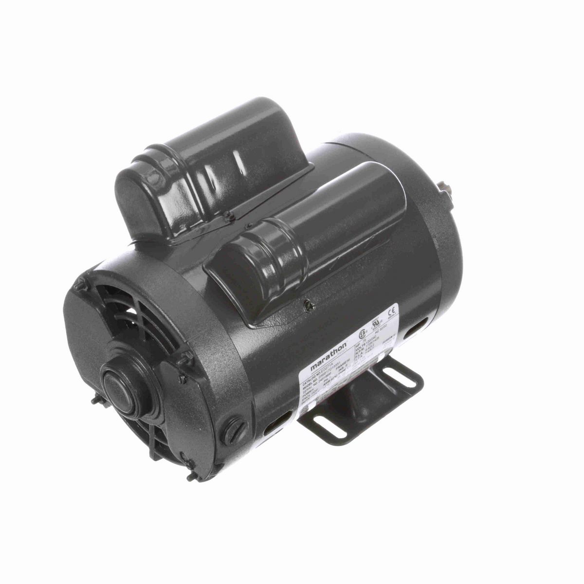 LEESON General Purpose Motor, 0.75 & 0.75 HP, 1 Ph, 60 & 50 Hz, 120/240 & 120/240 V, 1800 & 1500 RPM, 56 Frame, DP - EG271A