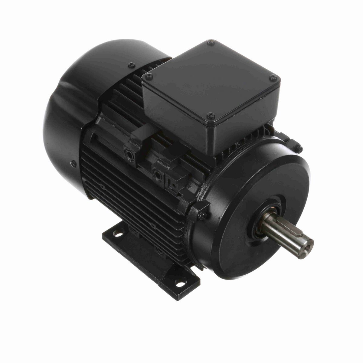 LEESON Aluminium Motor, 1 & 1 HP, 3 Ph, 60 & 50 Hz, 230/460 & 200/400 V, 1200 & 1000 RPM, 90S Frame, TEFC - R314A