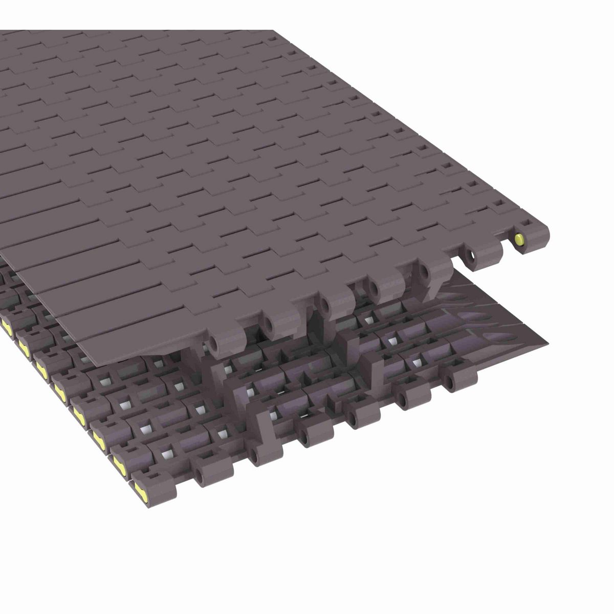 Rexnord 1505DTS Straight Running DTS®, Material: Brown High Performance, Width: 4.5in, Pitch: 15mm - 81413971