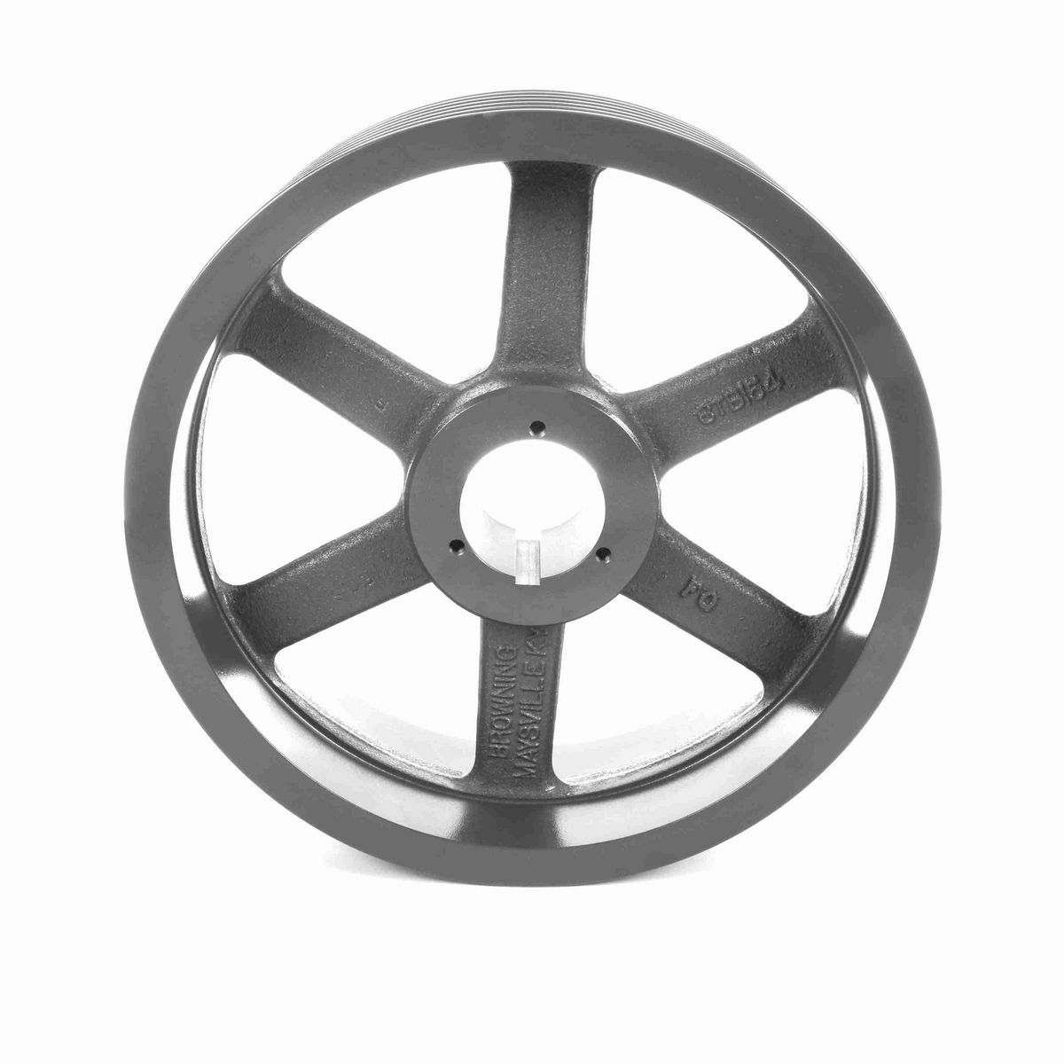 Browning 6 Groove Cast Iron Bushed Bore Multiple Sheave - 6TB154