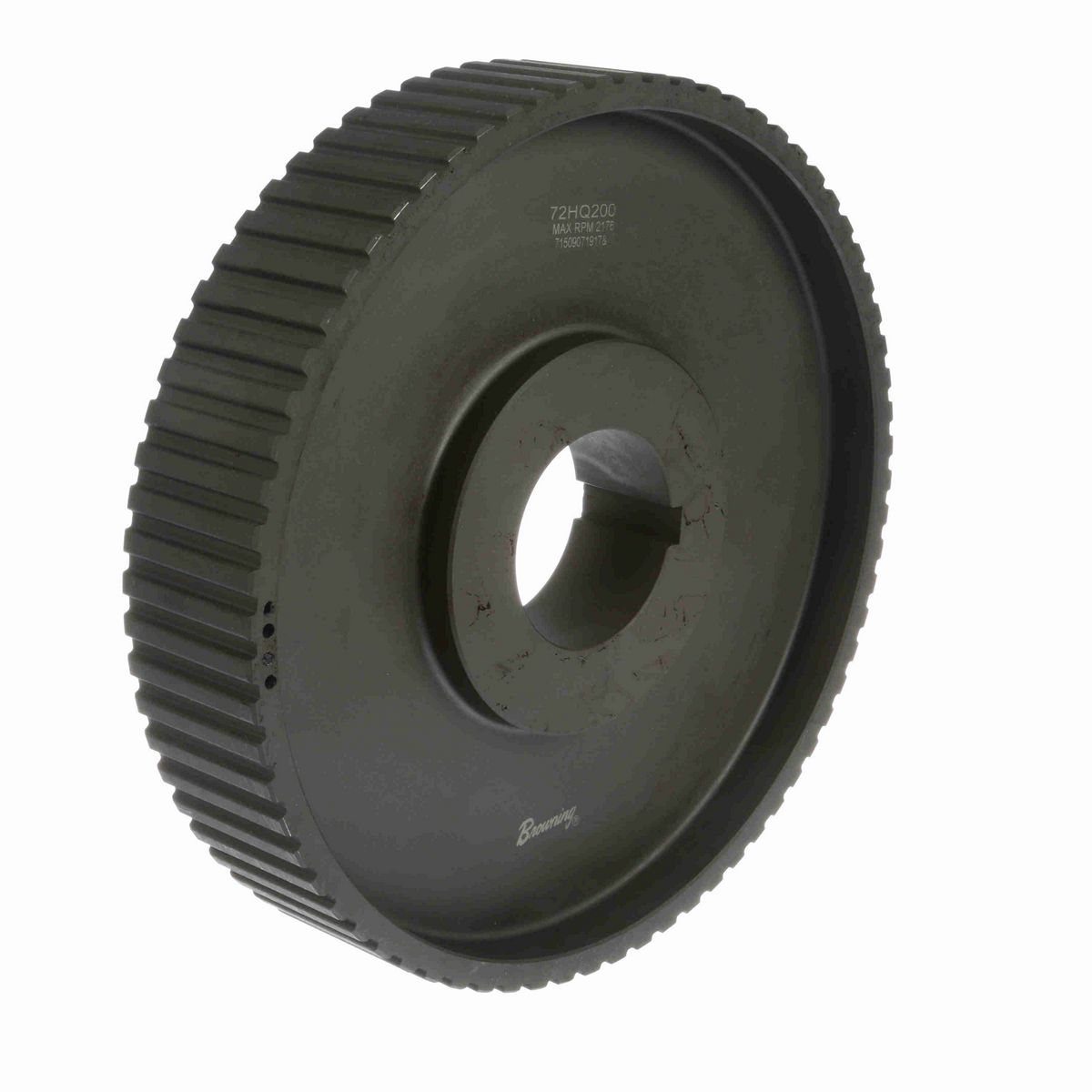 Browning Steel Bushed Bore Gearbelt Pulley - 72HQ200