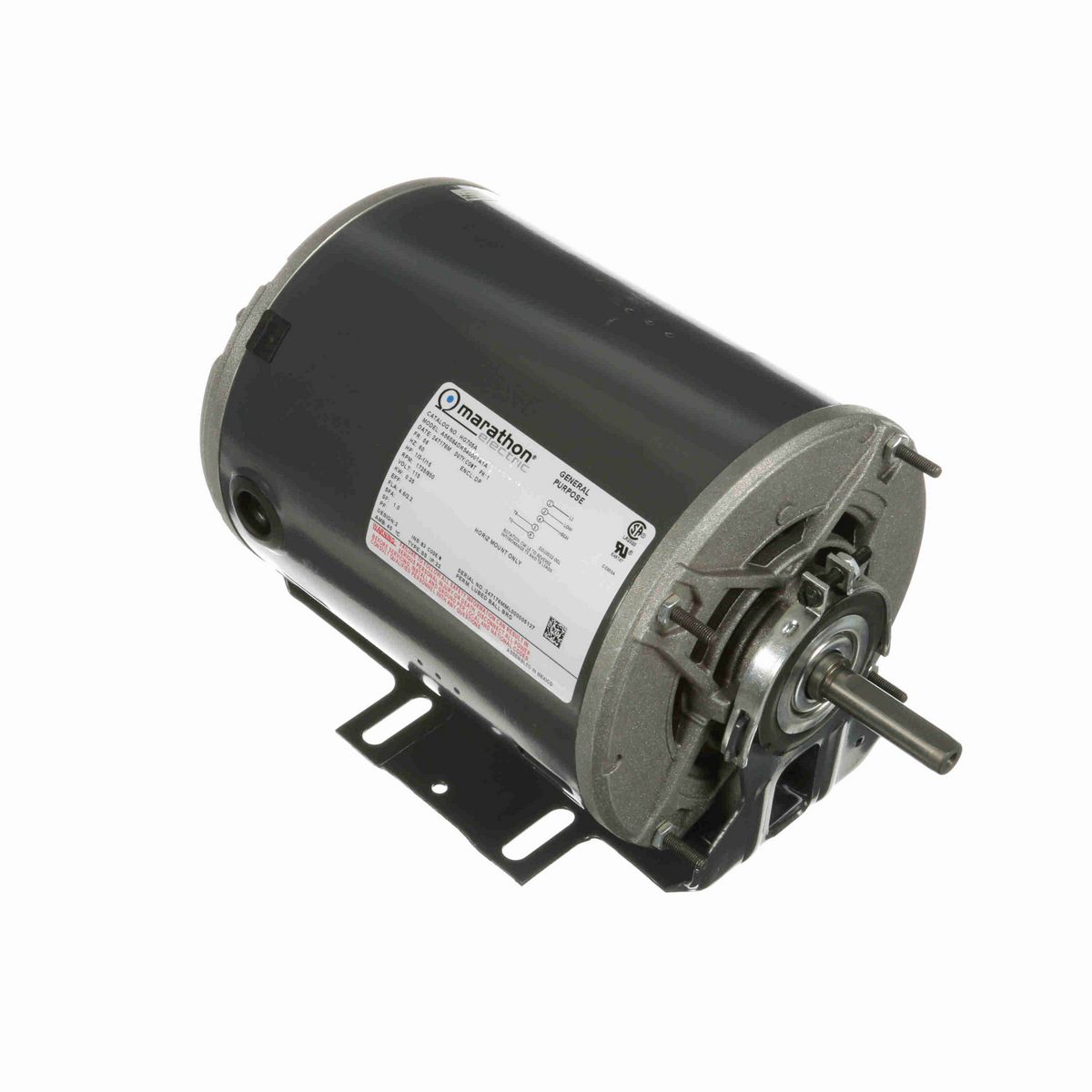 LEESON Fan and Blower Motor, 0.33 & 0.07 HP, 1 Ph, 60 Hz, 115 & 115 V, 1800 & 1800 RPM, 56Z Frame, DP - HG705A