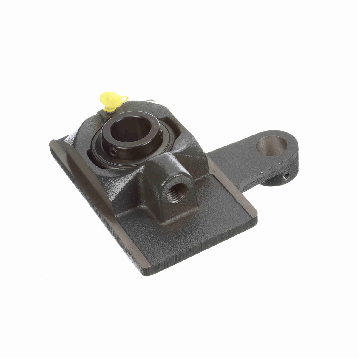 Sealmaster Mounted Cast Iron Wide Slot Take Up Ball Bearing - 52100 Bearing Steel, Black Oxided - Double Collar Mount Lock - S-361-ML20