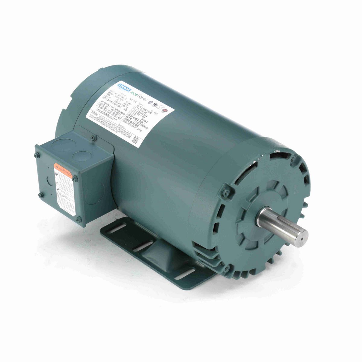LEESON ecoSaver™ General Purpose Motor, 2 & 2 HP, 3 Ph, 60 & 50 Hz, 230/460 & 190/380 V, 1800 & 1500 RPM, 56HZ Frame, DP - E115826.00