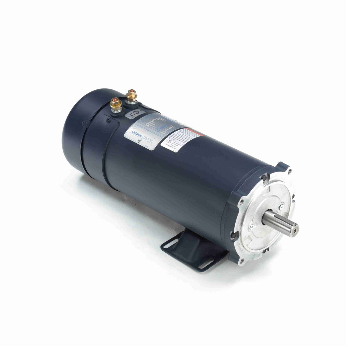 LEESON Low Voltage Motor, 1.50 HP, 24 V, 1800 RPM, S56CZ Frame, TEFC - 109103.00