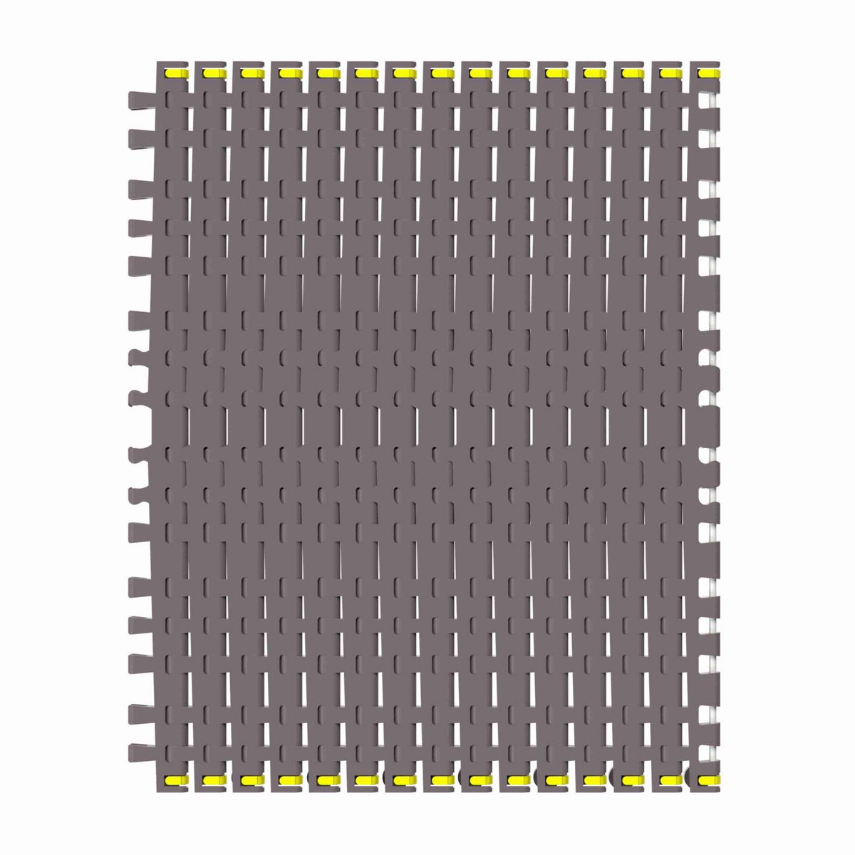 Rexnord 7956B Side-flexing Flush Grid, Material: Brown High Performance, Width: 24in, Pitch: 1.25in - 81450541