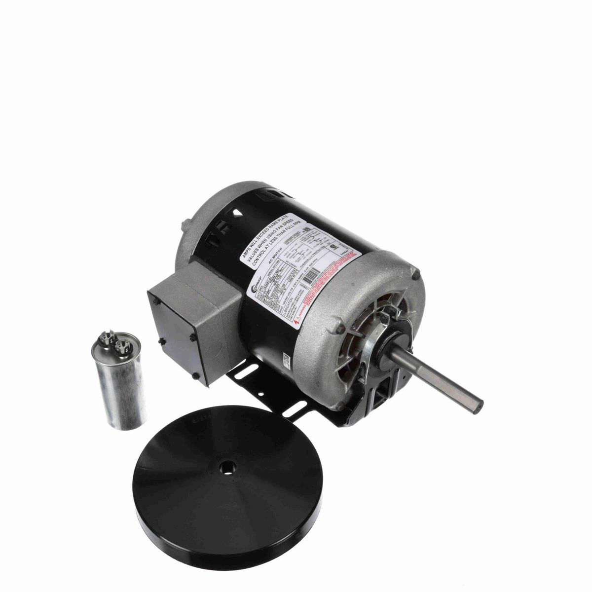 Century Condenser Fan Motor, 3/4 SPL HP, 1 Ph, 60 Hz, 208-230/460 V, 1200 RPM, L56Z Frame, DP - C663