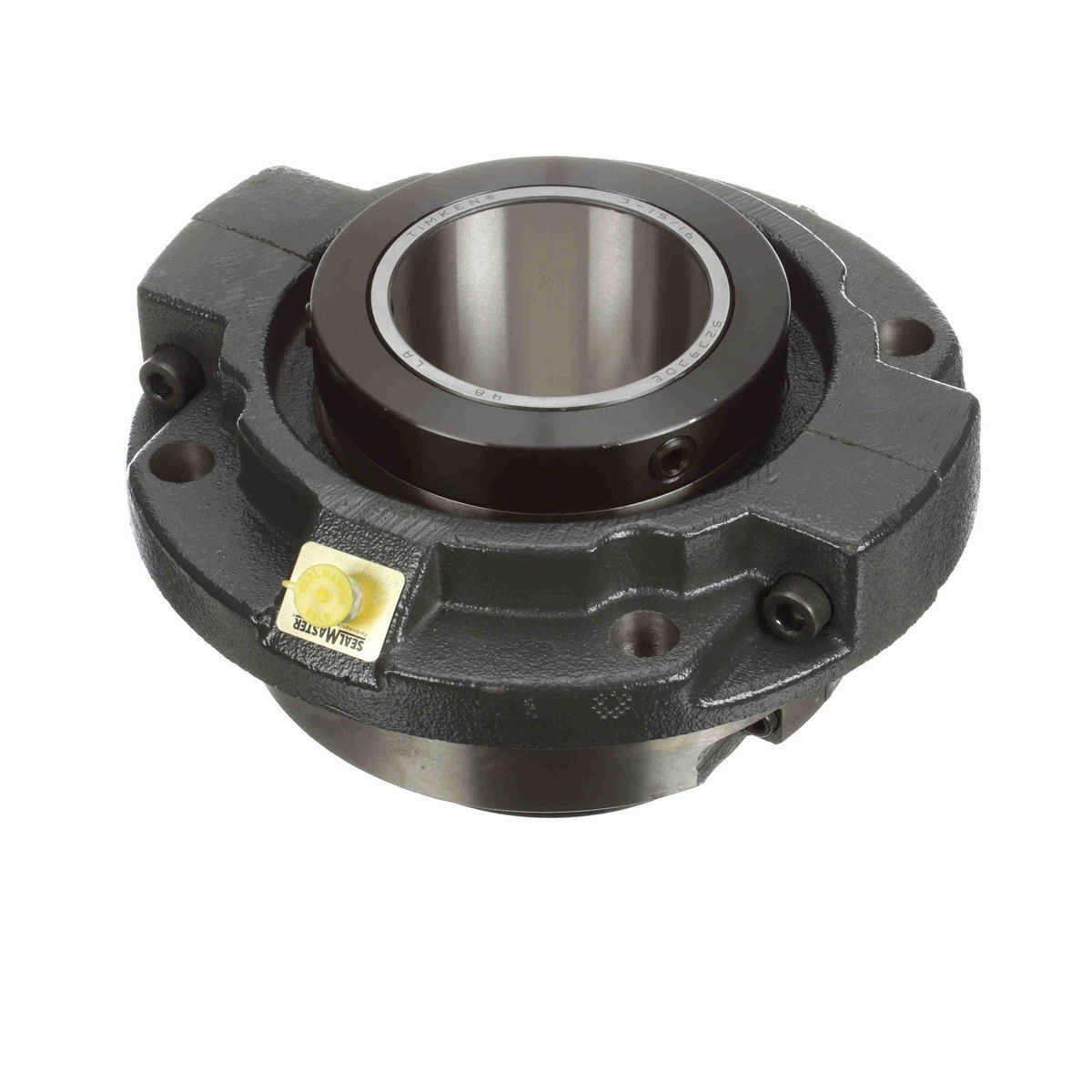 Sealmaster Mounted Cast Iron Piloted Flange Tapered Roller - 52100 Bearing Steel - Double Collar Mount Lock - RFP 315