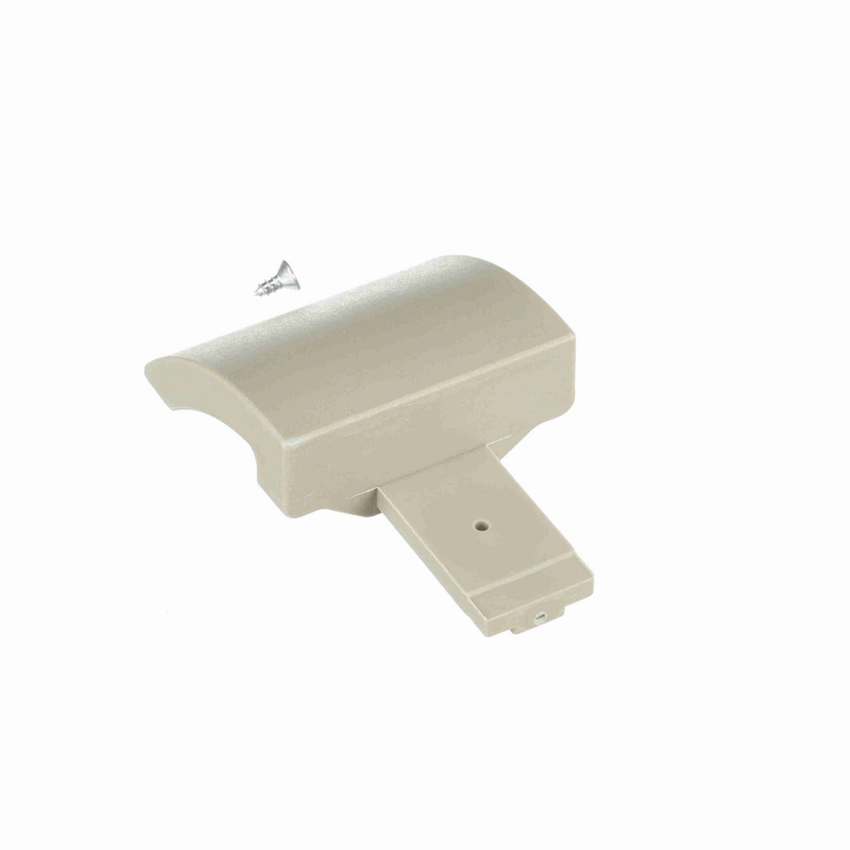 System Plast Nose/Side Plow: 0.87"W X 1.89"H X 2.83"L Gray Acetal - SHOE-48L42