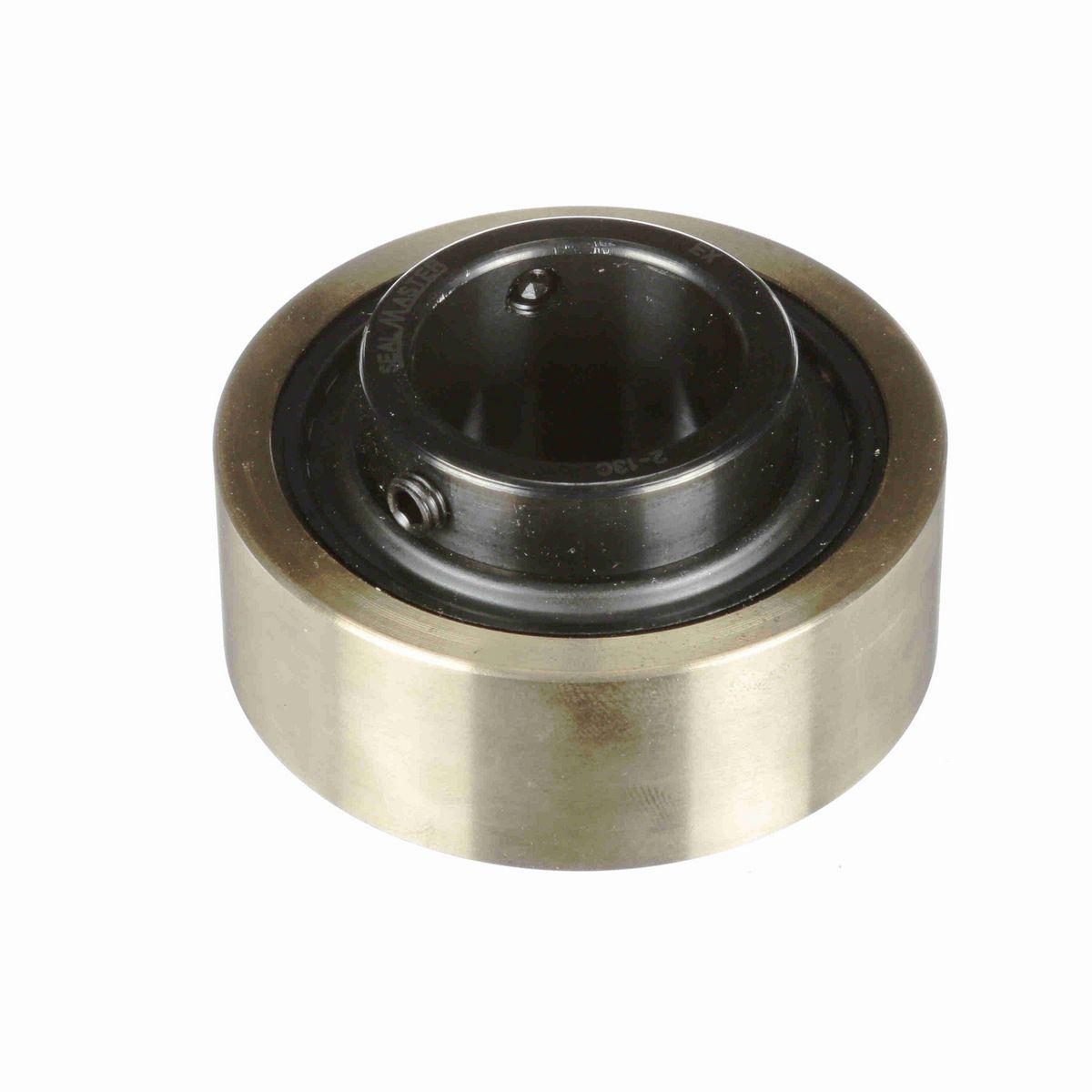 Sealmaster Mounted Insert Only Ball Bearing - 52100 Bearing Steel, Black Oxided - Setscrew Lock - AR-2-13C