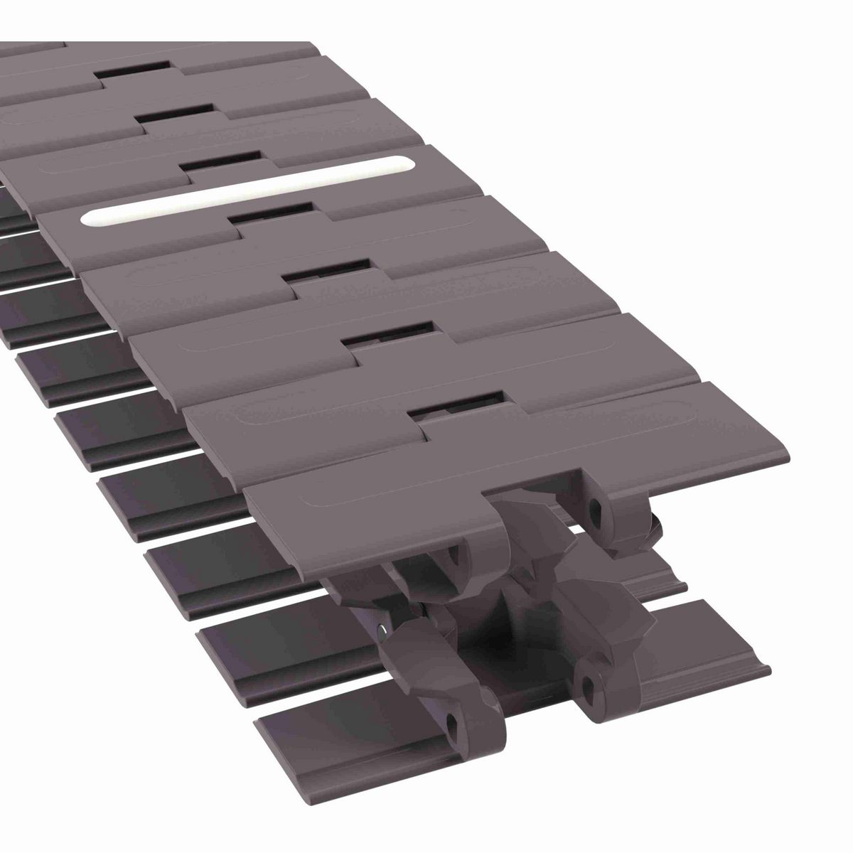 Rexnord 880TAB RubberTop® Side-flexing RubberTop®, Material: Brown High Performance, Width: 4.5in, Pitch: 1.5in - 81434672