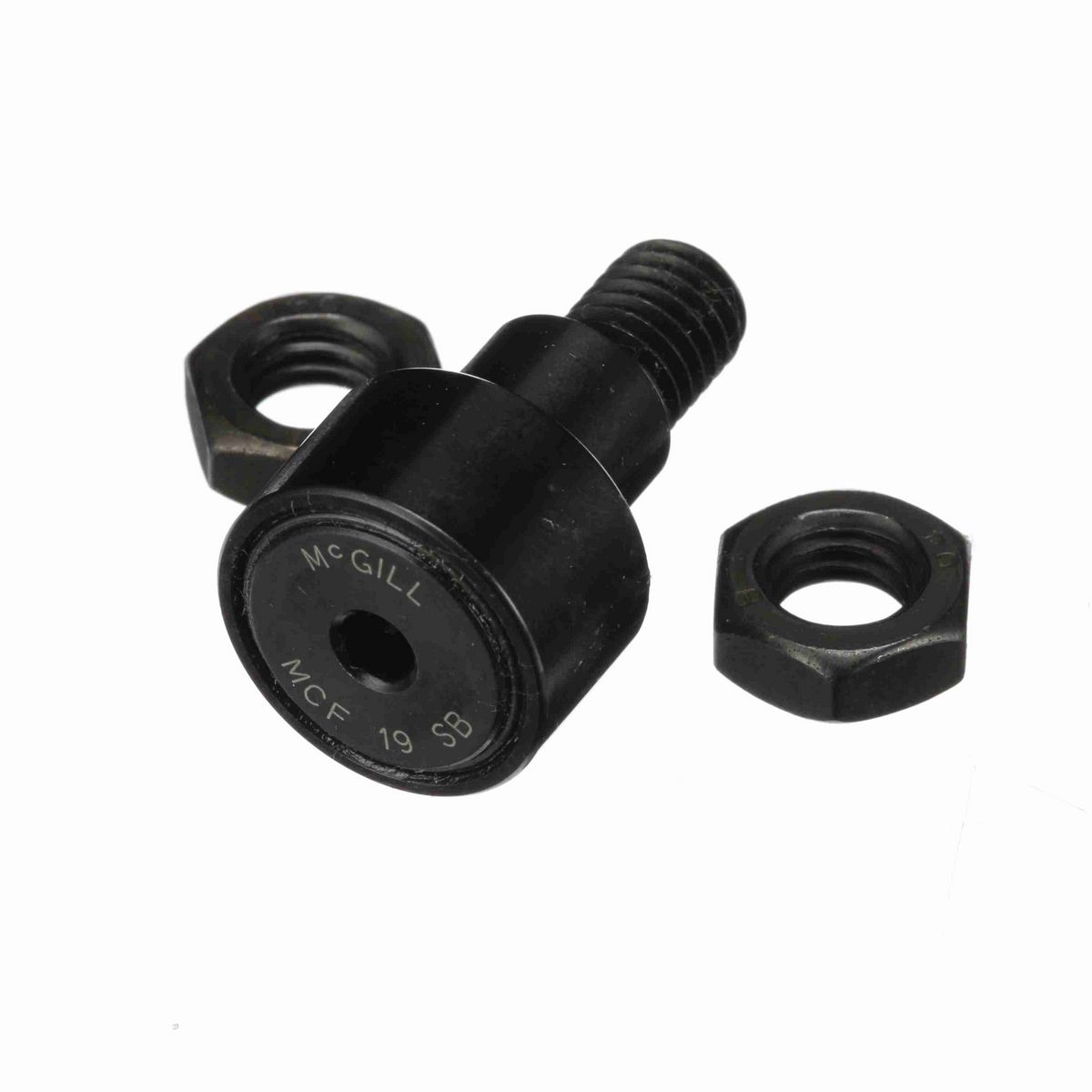 Опорный ролик с цапфой McGill CAMROL MCFRE 19 SB, бочкообразный, с уплотнением, с шестигранным отверстием, метрический