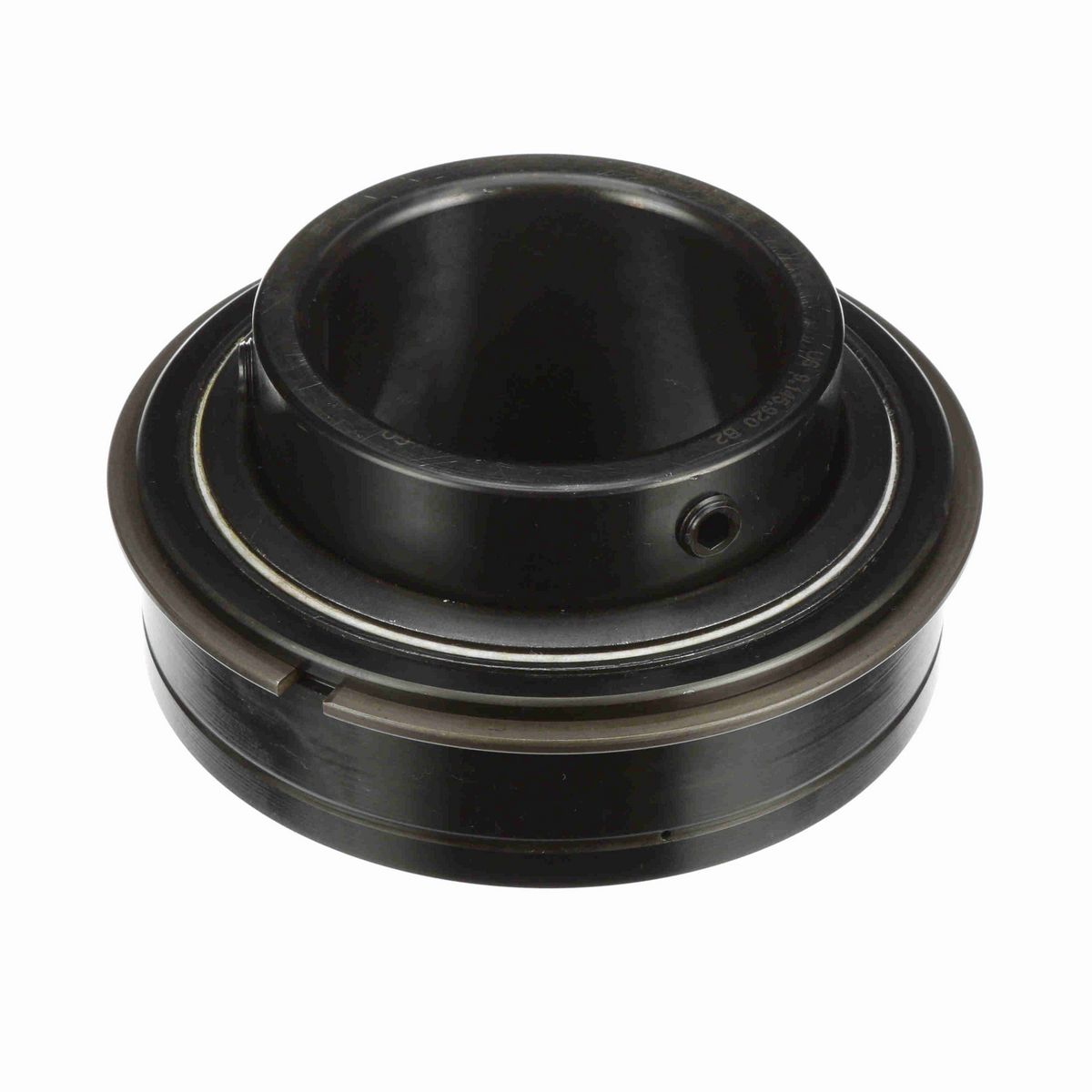 Sealmaster Mounted Insert Only Ball Bearing - 52100 Bearing Steel, Black Oxided - Setscrew Lock - ER-46