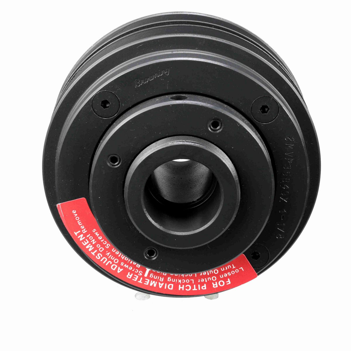 Browning 2 Groove Cast Iron Finished Bore Multiple Variable Pitch Sheave - 2MVP35B49X 1 1/8