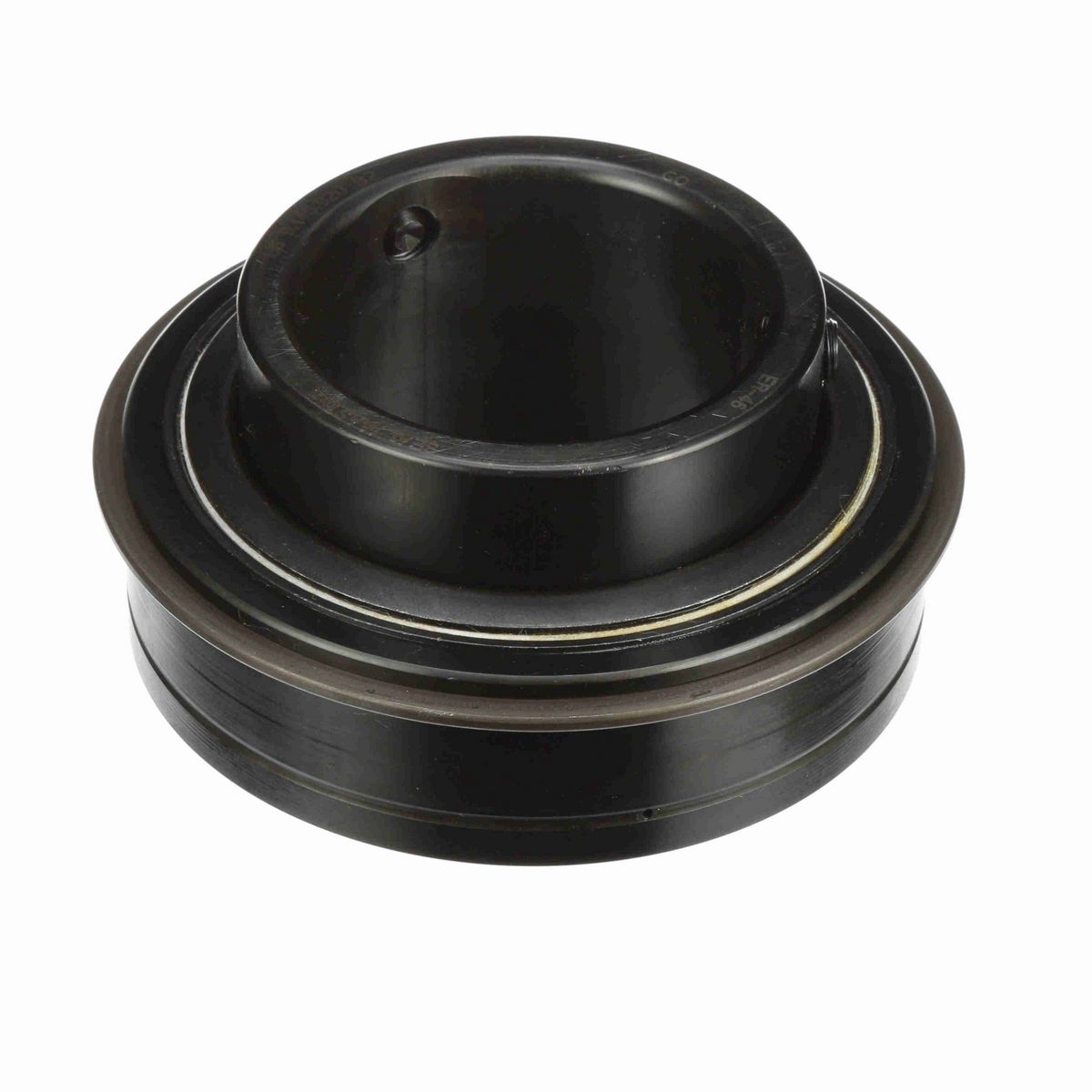 Sealmaster Mounted Insert Only Ball Bearing - 52100 Bearing Steel, Black Oxided - Setscrew Lock - ER-46