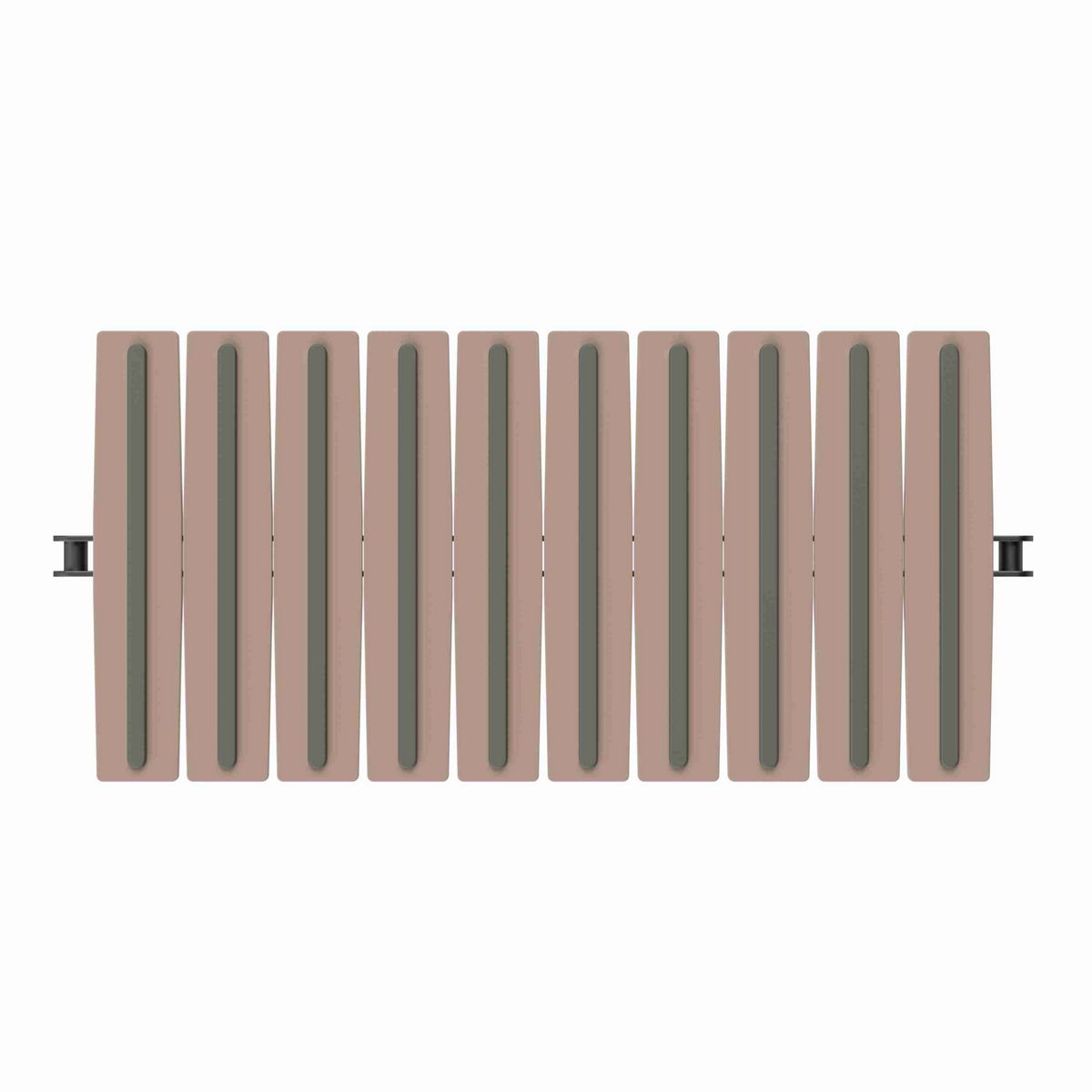 Rexnord 1873TAB RubberTop® Side-flexing RubberTop®, Material: Tan Low Friction, Width: 7.5in, Pitch: 1.5in - 81449551
