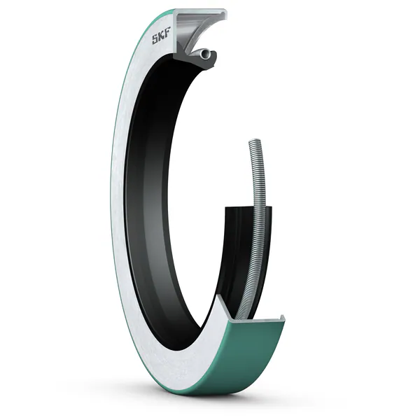 Манжетное уплотнение с металлическим корпусом и кромкой SKF Wave, для жидкой или пластичной смазки, метрические и дюймовые размеры SKF 15X25X7 CRW1 P