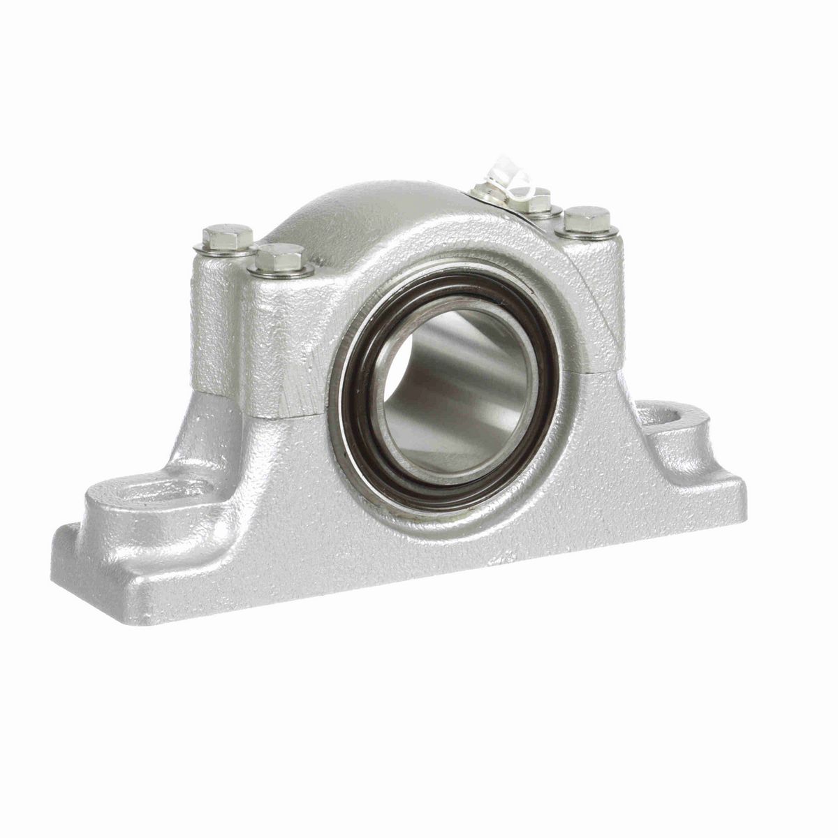 Sealmaster Mounted Flouropolymer Coated Cast Iron Two Bolt Pillow Block Tapered Roller - 52100 Bearing Steel - Collar Mount Lock - Corrosion Resistant - RPBA 200-C2 CR