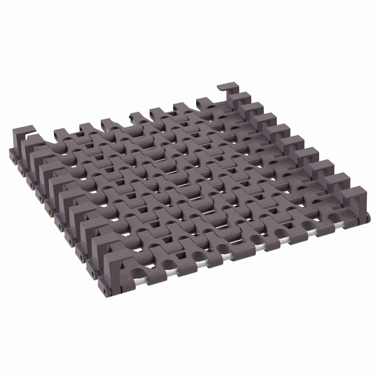 Rexnord 7956TAB Side-flexing Flush Grid, Material: Brown High Performance, Width: 12in, Pitch: 1.25in - 81450611