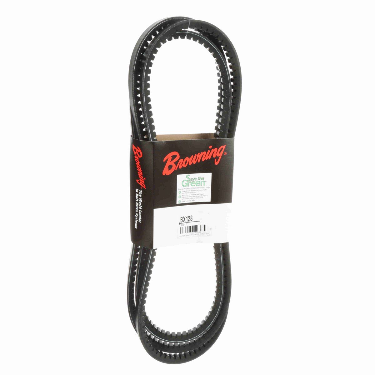 Browning EPDM Notched Belt 98% Efficient - BX128