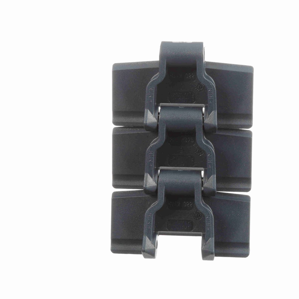 System Plast 880B Side-flexing Solid Top, Material: NG evo (Gray Blue), Width: 3.25in, Pitch: 1.5in - NGE880-K325