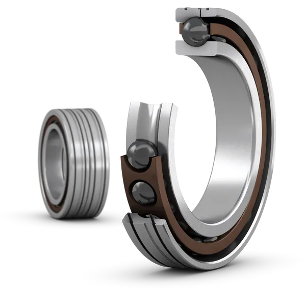 Согласованный комплект двух прецизионных однорядных радиально-упорных шарикоподшипников типа D повышенной грузоподъёмности SKF 7013 ACD/HCP4ALDGA