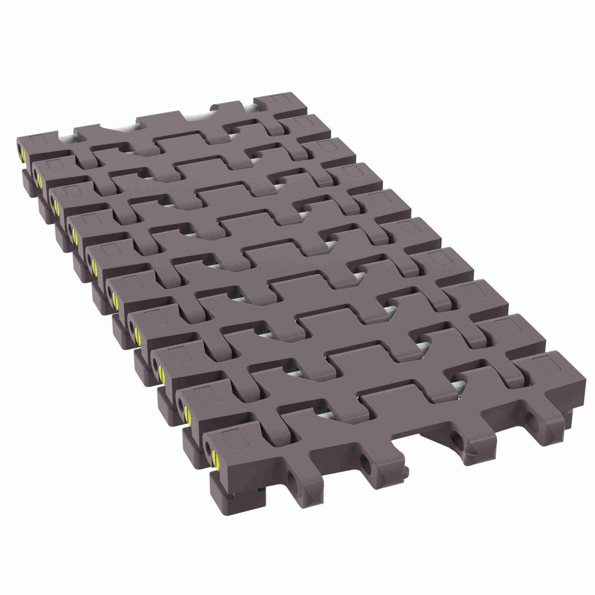 Rexnord 7956GT Side-flexing Flush Grid, Material: Brown High Performance, Width: 6in, Pitch: 1.25in - 81449951