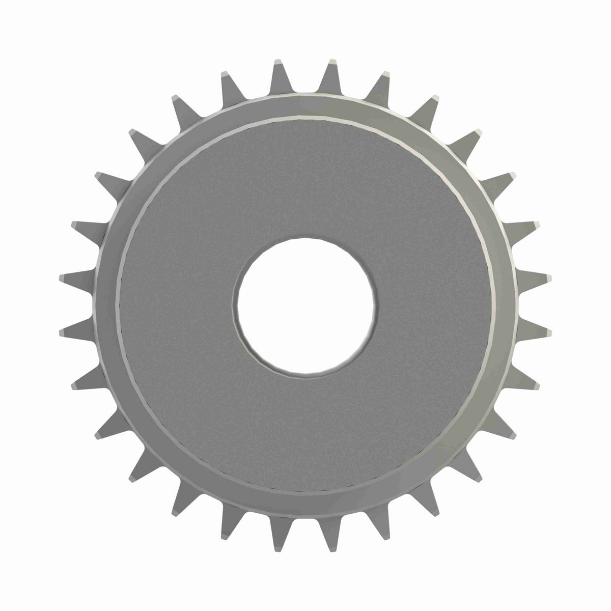 Rexnord 7520 Series Solid One Piece Machined Nylon Sprocket with 28 Teeth and 1-1/4in Round Idler Bore - 890.26.43